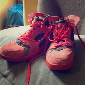 Red Nike sneakers